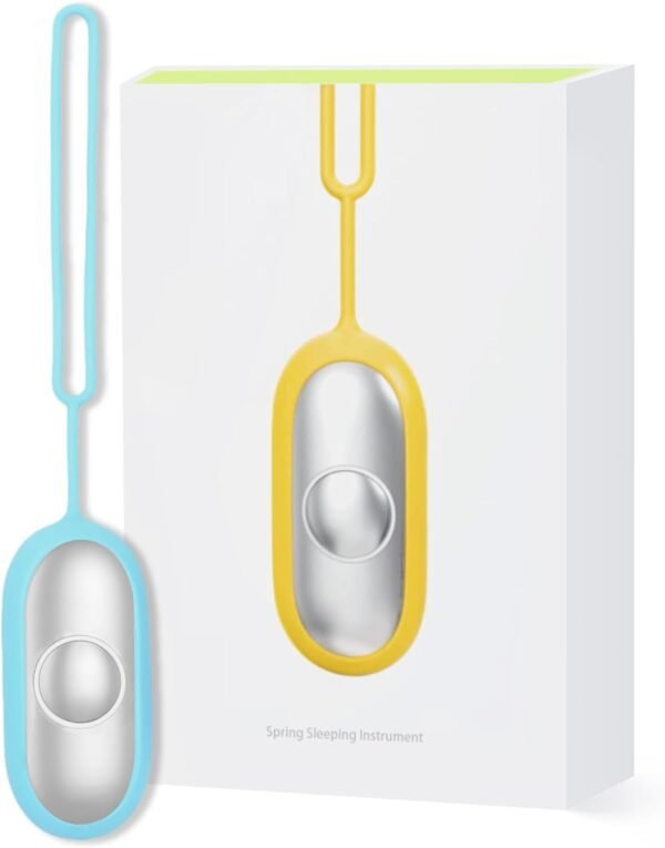 Compact Handheld Sleep Aid Device - Relaxation Tool for Improved Sleep, Mood & Focus, Adjustable Massage Intensity, Portable & Easy to Carry(Blue)