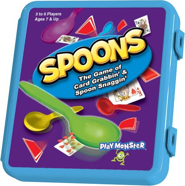 Spoons Card Game in a Plastic Box