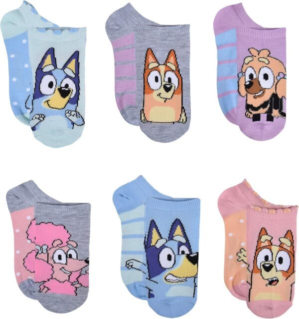 Bluey Girls' Multi Pack Kid's Socks