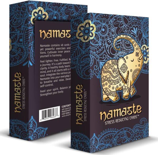 Namaste Mindfulness Cards - Stress & Anxiety Relief, Meditation Cards - Self Care Gifts for Women - MSS Inc