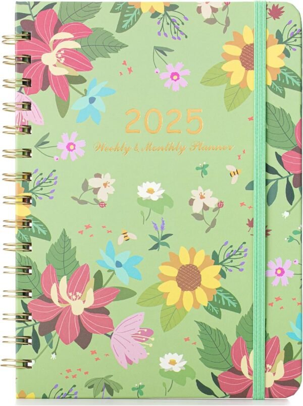 Mr. Pen- 2025 Planner, 6.4"x8.5", Garden Mint, 2025 Planner Weekly and Monthly, 2025 Weekly Planner 2025, 2025 Monthly Planner 2025 Calendar Monthly Planner 2025, 2025 Calendar Planner 2025