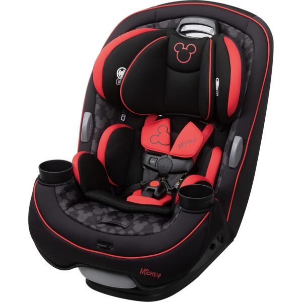 Disney Convertible Car Seat, Rear Facing 5-40 pounds, Forward Facing 30-65 pounds, Booster 40-100 lbs, Convert From Infant to Toddler, Simply Mickey