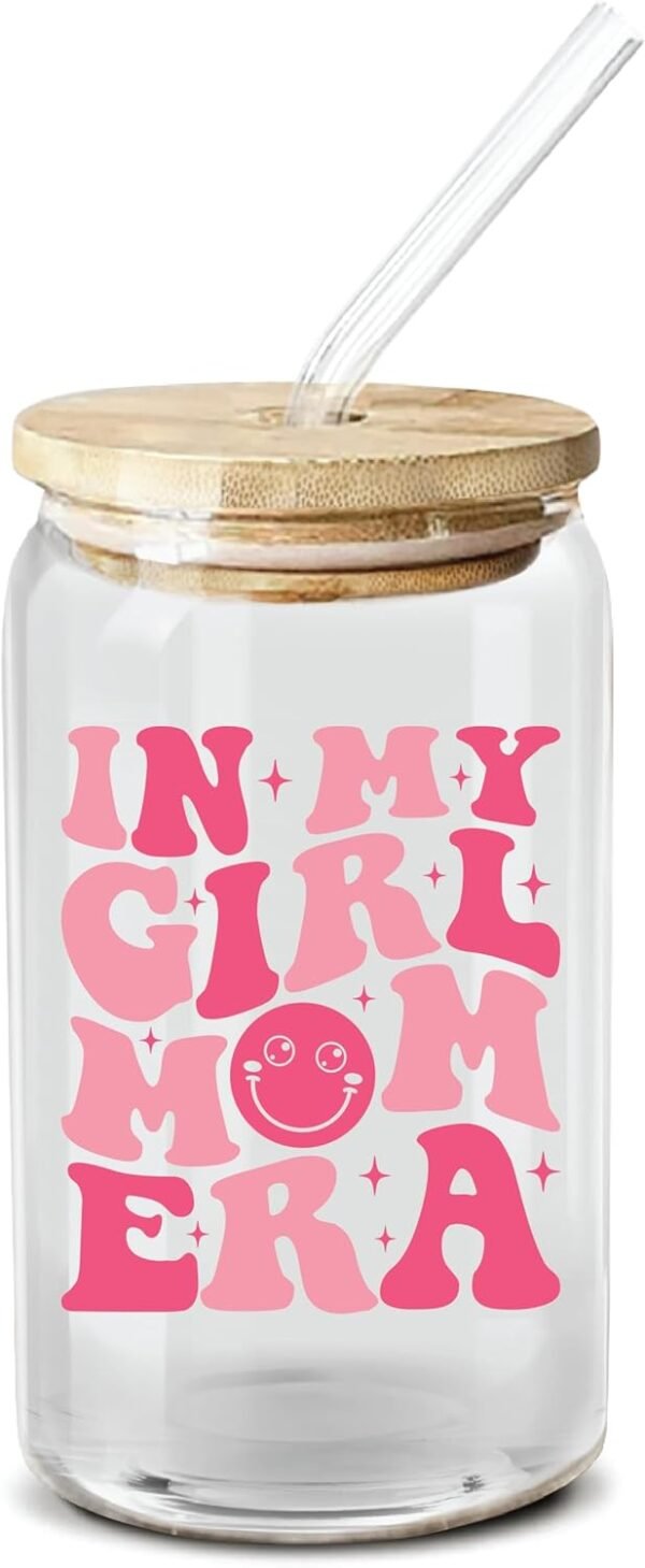 NewEleven Mothers Day Gifts For Girl Mom - Gift For A Mom Of Girls, Pregnant Moms, Expecting Moms, Mama, Mother To Be, Mommy To Be, First Time Mommy - 16 Oz Coffee Glass