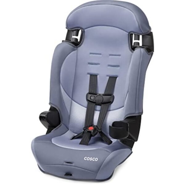 Cosco Kids Finale DX 2-in-1 Booster Car Seat, Forward Facing Toddler Car Seat (30-65 lbs) and Belt Positioning High Back Booster Seat (40-100 lbs), Organic Waves