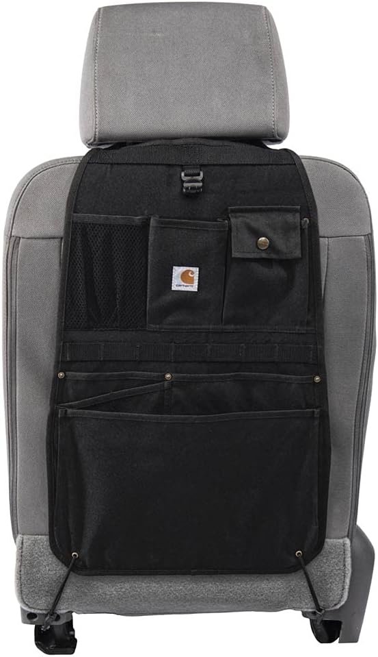 Carhartt Gear C0001437 Universal Seat Back Organizer - One Size Fits All - Black