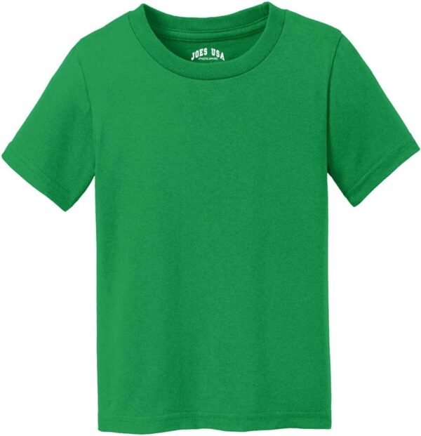 Joe's USA Toddler Tees Soft and Cozy Cotton T-Shirts in 12 Colors. Sizes: 2T, 3T, 4T
