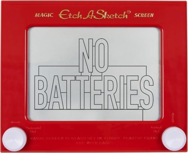 Etch A Sketch, Classic Red Drawing Toy with Magic Screen, for Ages 3 and Up