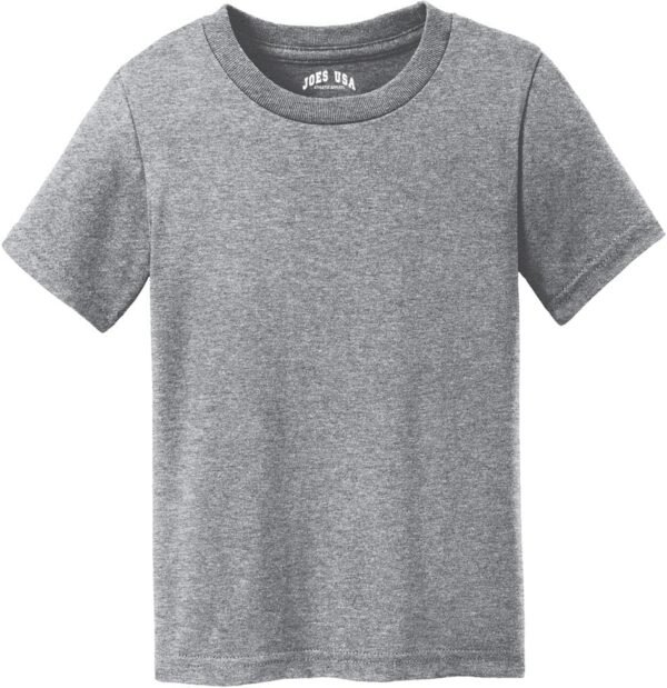 Joe's USA Toddler Tees Soft and Cozy Cotton T-Shirts in 12 Colors. Sizes: 2T, 3T, 4T