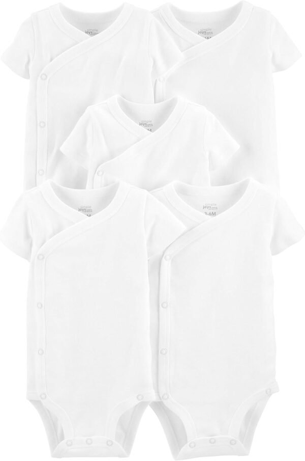 Simple Joys by Carter's unisex-baby 5-pack Side Snap Short-sleeve Bodysuit