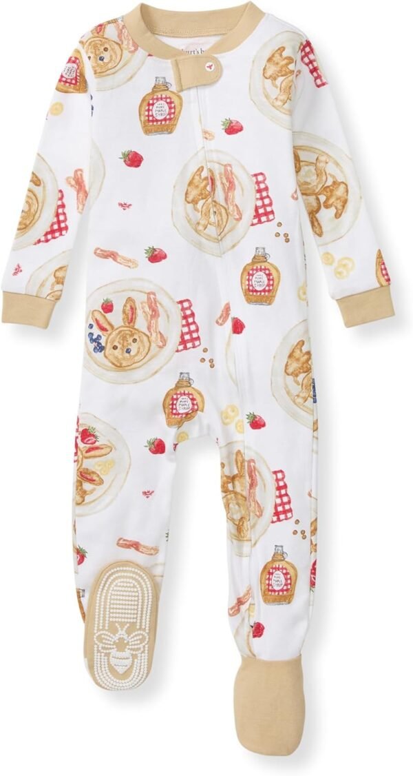 Burt's Bees Baby Boys' Snug Fit One-Piece Footed Non-Slip Sleeper