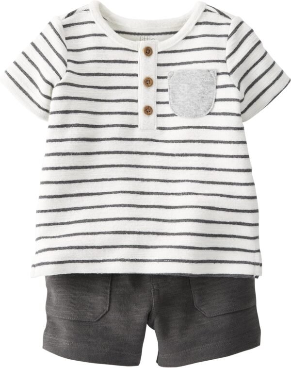 little planet by carter's unisex-baby 2-piece Shorts Set Made With Organic Cotton