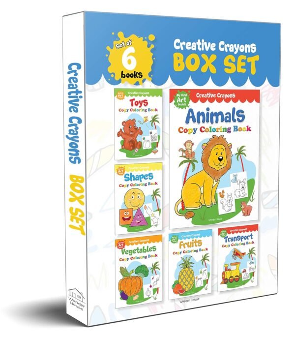 Colouring Books Super Boxset (Creative Crayons)