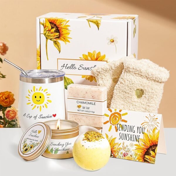 Birthday Gifts for Women, Unique Self Care Get Well Soon Gifts Basket for Women Teacher Coworkers Mom Sister Her Best Friends, Mothers Day Gifts