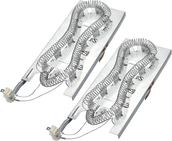 WP3387747 W11344457 Dryer Heating Element 2 Pack- for Whirlpool Ma.ytag Kenmore -Replaces 3387747 PS11741416 W11344457 AP6008281 8527865 AP2947033 PS344597 W11045584