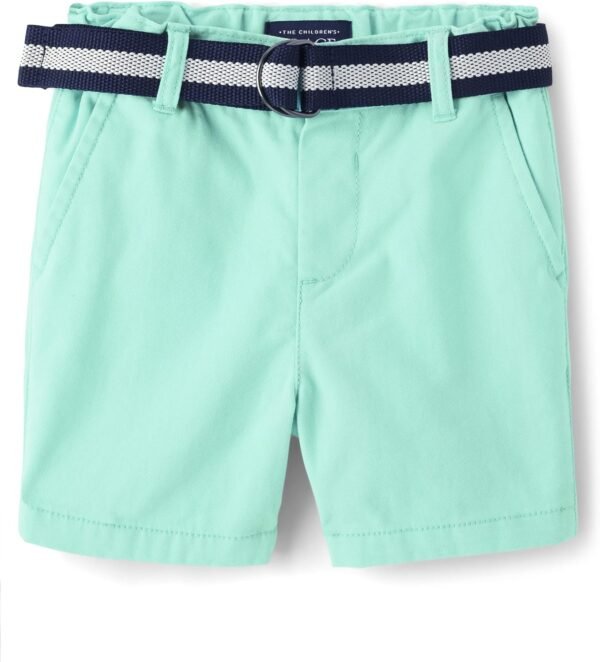 The Children's Place Baby Boys' and Toddler Twill Belted Chino Short