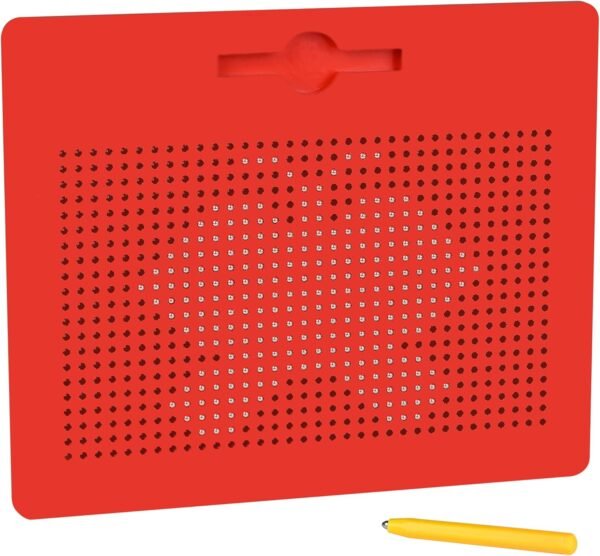 MAGBLOCK Magnetic Drawing Board for Toddlers 3+ Gifts for Boys Girls, Portable Writing Pad & Educational Toy for Kids' Road Trips & Airplane Travel Activities (12.4in x 10in)
