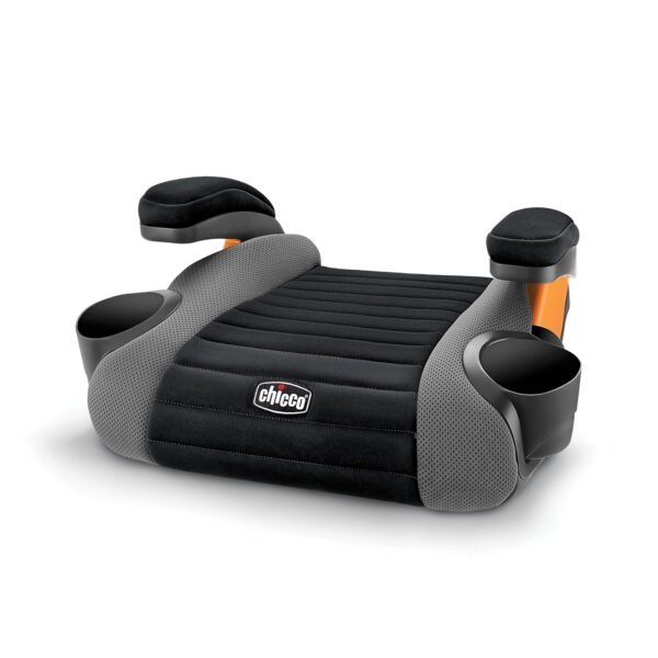 Chicco GoFit® Backless Booster Car Seat Without Latch Attachment, Travel Booster Seat for Car, Portable Car Booster Seat for Children 40-110 lbs., Shark/Black and Grey
