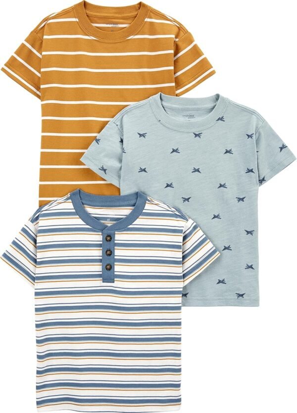 Simple Joys by Carter's Baby Boys' 3-Pack Short-Sleeve Tee Shirts
