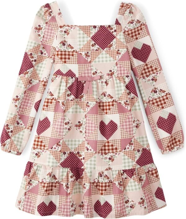 Gymboree Girls and Toddler Long Sleeve Tiered Dresses